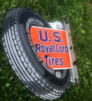 US Royal Cord Tire Sign 2
