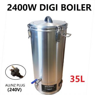 35l/240v/2400w Digital Stainless Steel Turbo Boiler For Home Brew Distillery