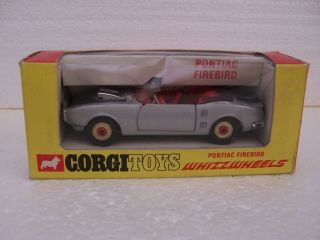 Corgi 343 Pontiac Firebird W/red Dot Wheels - Rare - Mib