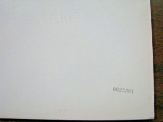THE BEATLES - 1968 WHITE ALBUM (0025361) - COMPLETE - UNPLAYED VINYL 2