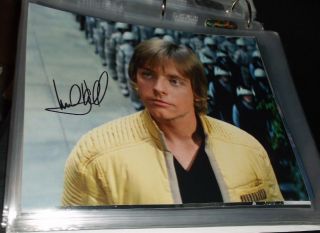 Star Wars Trilogy Autographed Photo Signed By Mark Hamill (luke Skywalker) 3