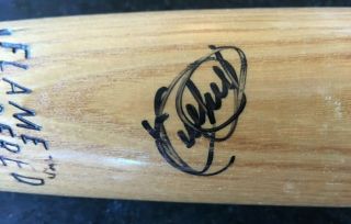 Kirby Puckett Signed Autographed Louisville Slugger Minnesota Twins Bat 2
