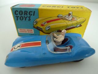 Vintage Corgi 151a Lotus Mk11 Le Mans Racing Car Issued 1961 - 65