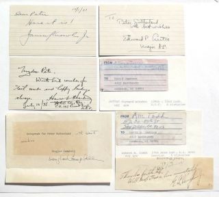 W.  W.  1 U.  S Aces Autograph Group Campbell,  Todd,  Vaughn,  Peck,  Brooks,  Knowles