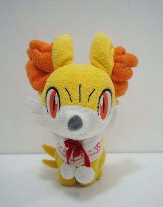 Fennekin Pokemon Center 2013 Xmas Christmas Plush Stuffed Toy Doll Japan