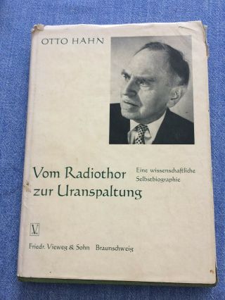 Otto Hahn Signed Book