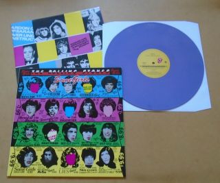 The Rolling Stones Some Girls 2011 European Purple Vinyl Lp Mispress 100 - Only