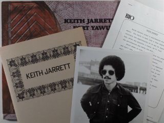 Keith Jarrett Fort Yawuh Impulse/abc Lp Nm Gatefold Promo W/ Press Kit
