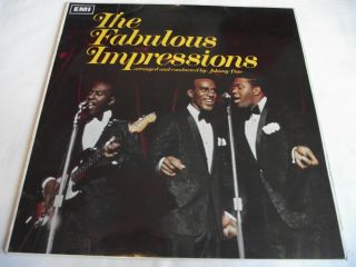 The Impressions The Fabulous Impressions 1967 Uk 1st Hmv Lp