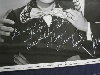 LUCILLE BALL & DESI ARNESS PHOTO,  SIGNED BY BOTH 2