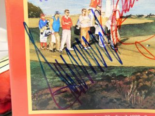 Donald Trump Autographed At&t Pebble Beach Pro - Am 1997 Program,  7 Other Autos