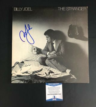 Billy Joel Signed Autographed The Stranger Vinyl Album Lp Beckett Bas 3