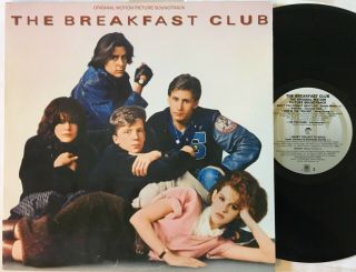 The Breakfast Club - A&m Soundtrack Lp Simple Minds John Hughes Movie