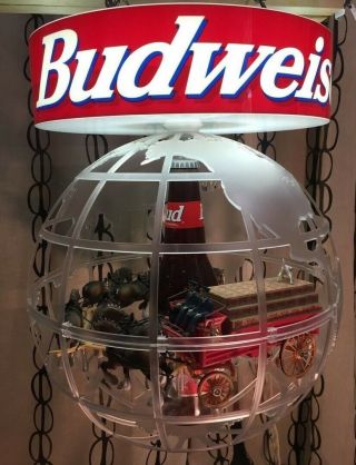 Budweiser Clydesdale Spectacular Globe Great Price
