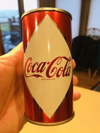 Coca - Cola Coke 10 Ounce Canadian Diamond Flat Top Toranto,  Canada Grade A1, 10