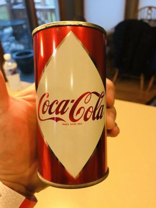 Coca - Cola Coke 10 Ounce Canadian Diamond Flat Top Toranto,  Canada Grade A1,