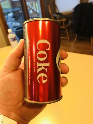 Coca - Cola Coke 10 Ounce Canadian Diamond Flat Top Toranto,  Canada Grade A1, 6