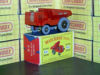 Matchbox Lesney King Size Muir - Hill Dumper Gpt Bmw K - 2 - A Nm & D Box