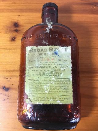 1916 Broad Ripple Medicinal Whisky Swastika Cap LOOK Louisville Kentucky 3