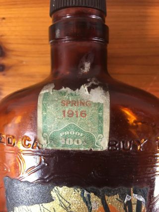 1916 Broad Ripple Medicinal Whisky Swastika Cap LOOK Louisville Kentucky 5