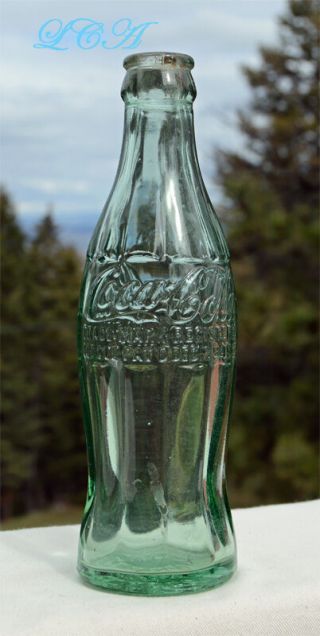 Scarce Glasgow Montana 1923 Hobbleskirt Coca Cola Xmas Coke Bottle