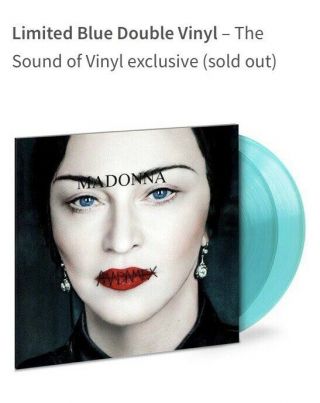 Madonna Madame X Limited,  Exclusive Translucent Blue Vinyl.  1 Of 1000