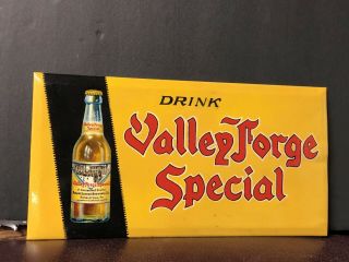 1940s Valley Forge Beer Toc Sign Scheidt Brewing Norristown Pa