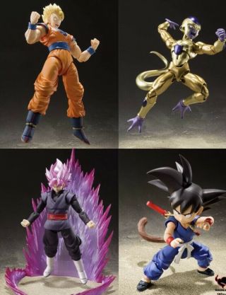 Sdcc 2019 Sh Figuarts Tamashii Nations Dragon Ball Z Exclusive Set Of 4 S2