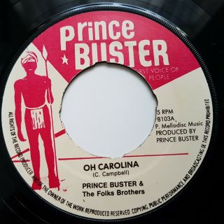 Prince Buster,  Ska,  Oh Carolina - Cassavubu,  Rare,  Voice Of The People.