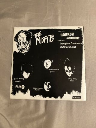 Misfits - Horror Business 7” Vinyl Ep Yellow Vinyl Inserts 2