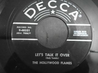 45 Vinyl Decca The Hollywood Flames Let 
