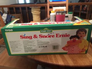 Sesame Street Doll Sing & Snore Ernie 4