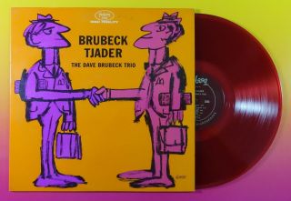 Dave Brubeck Trio Cal Tjader Red Colored Mono Lp Vg,  W/ Orig Inner 