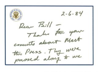 George Hw Bush Handwritten Signed Als Letter Jsa