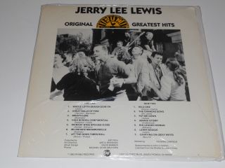 JERRY LEE LEWIS picture disc Greatest Hits RNDF - 255 album 2