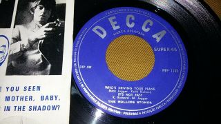 The ROLLING STONES Let ' s Spend The Night Together 1967 PORTUGAL EP 2