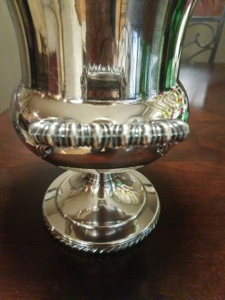 Vintage Silver Plated Ice Bucket - Champagne/Wine 4