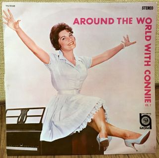Connie Francis Japan Thin Sleeve Lp Around The World With Connie Vol.  2 Ys - 5108