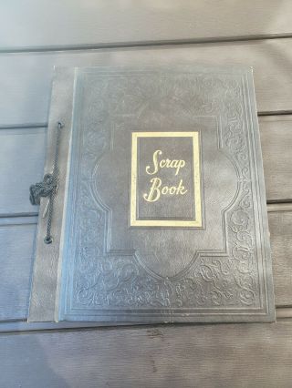 Vintage 1946 To 1949 Scrapbook (saltville Highscool) Saltville,  Virginia