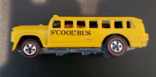 1971 Mattel Hot Wheels Redline Heavyweights S ' Cool Bus HK Yellow 4