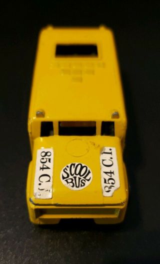 1971 Mattel Hot Wheels Redline Heavyweights S ' Cool Bus HK Yellow 7