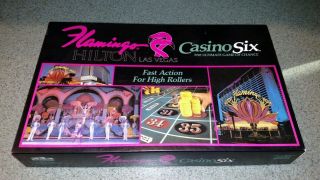 Casino Six The Ultimate Game Of Chance By Blue Chip Games 1989 Flaming Hilton Lv