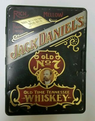 Vintage Hudson - Scott & Sons Ltd Jack Daniels Old No 7 Large Advertising Tin