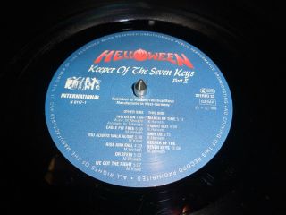 Helloween ‎– Keeper Of The Seven Keys - Part II.  org,  1988.  Noise.  rare 8