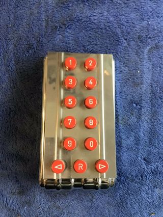 Wurlitzer One More Time Jukebox Selector Assembly With Casting