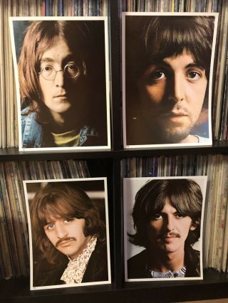 The Beatles White Album 1968 LP SWBO - 101 First Press W/ Inserts Low 0003243 3