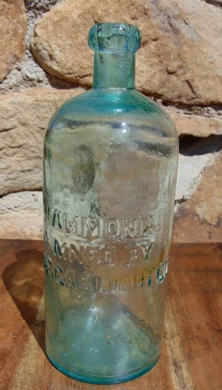 Antique S.  F.  Gaslight Co.  Ammonia Bottle San Francisco,  California