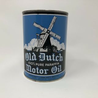 Old Dutch Quart Oil Can Full 5