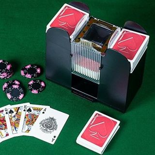 Automatic Card Shuffler Machine Shuffling Casino 6 - Deck Playing Cards Gift