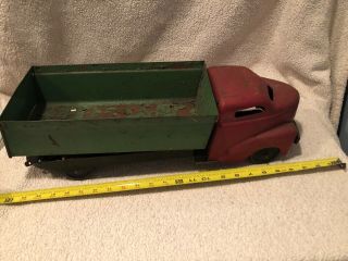 All - Metal Products Co Wyandotte Pressed Steel Dump Truck 21 " Long 1987463